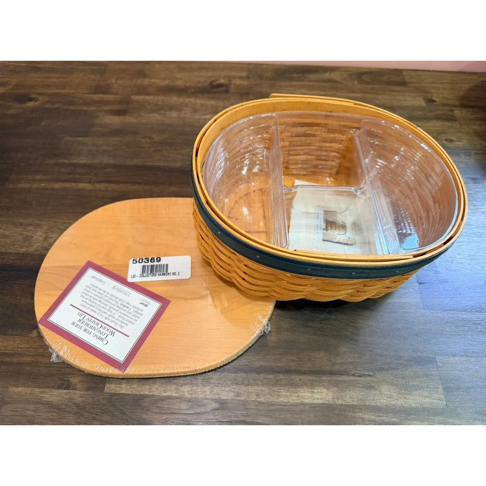 Longaberger Collectors Club Harmony Baskets Set #2-5 with Lids & Boxes NEW